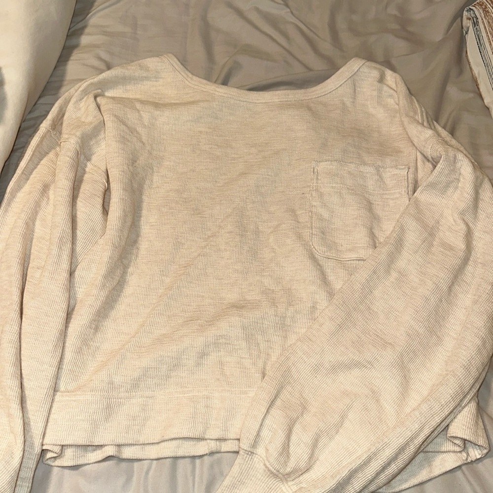 Aerie cropped lounge top